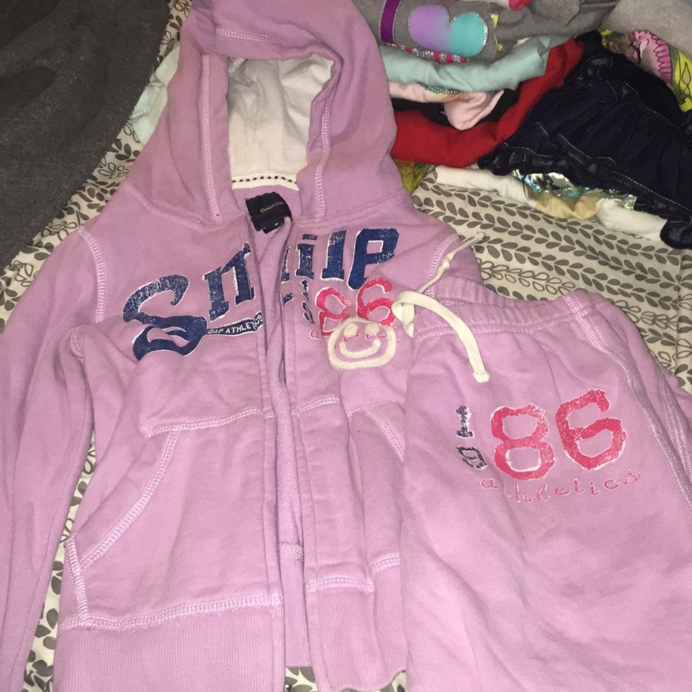 Kids sweat-jacket and pants size 8